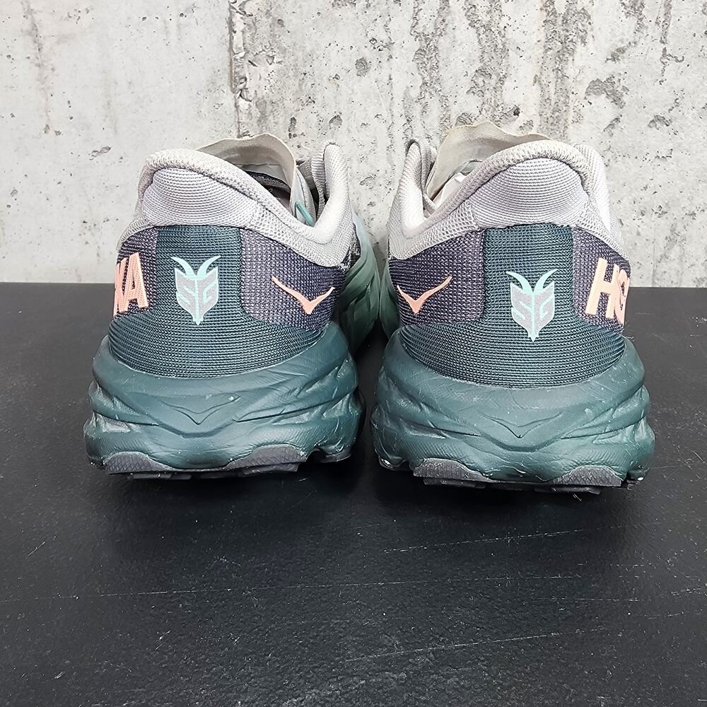 Hoka One One Speedgoat 5 Harbor Mist Spruce Women’s Size 8.5D Trail Running - Picture 4 of 7